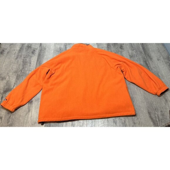 Auburn Tigers Jacket Mens 2XL Reversible‎ Nylon Fleece Pullover Pro Player Y2K - Picture 10 of 13